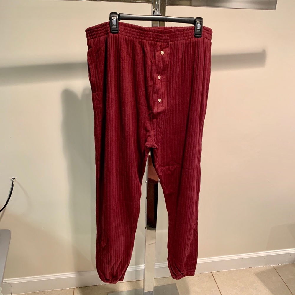 Body Rags New Burgundy Pajamas